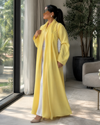 Summer Abaya - Butter Yellow