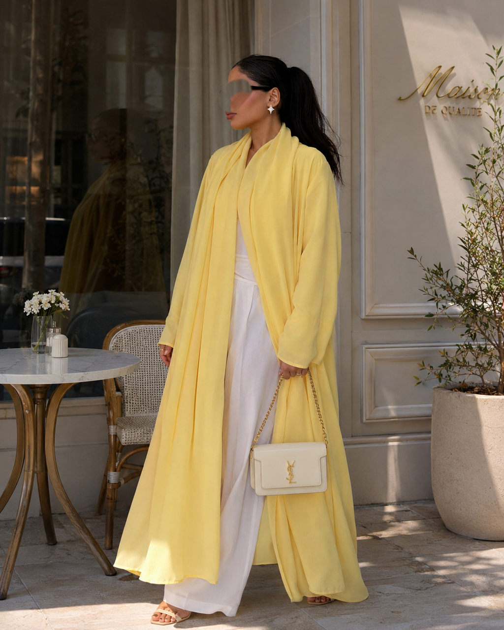 Summer Abaya - Butter Yellow