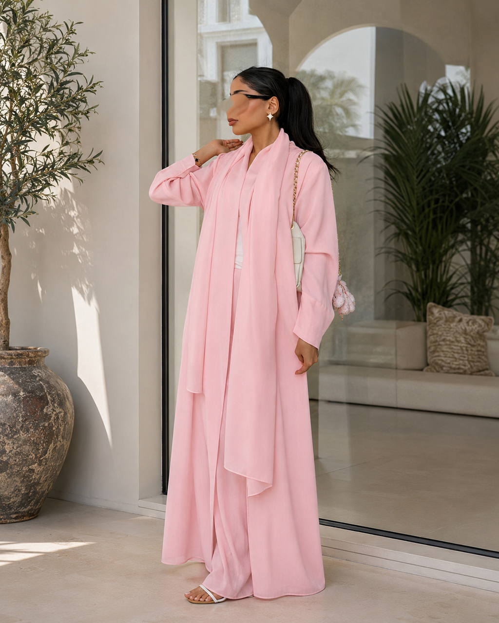 Summer Abaya - Pink