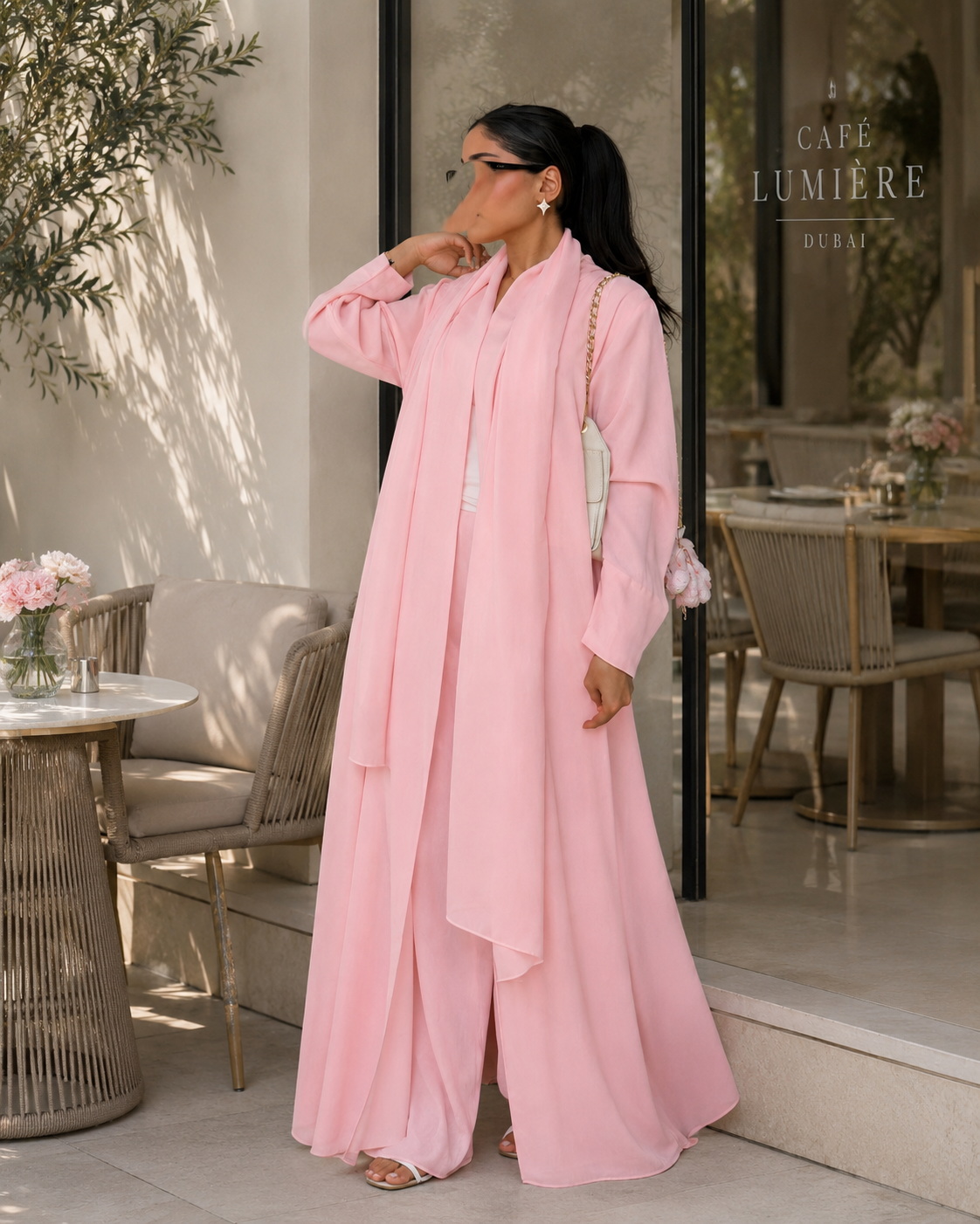 Summer Abaya - Pink