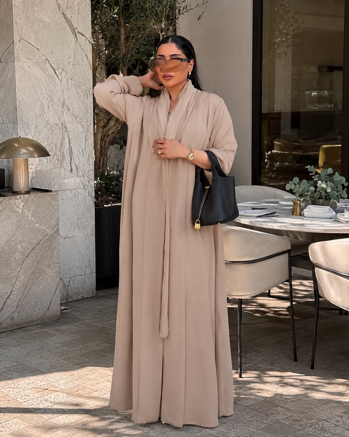 Summer Abaya - Taupe beige