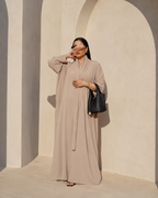 Summer Abaya - Taupe beige