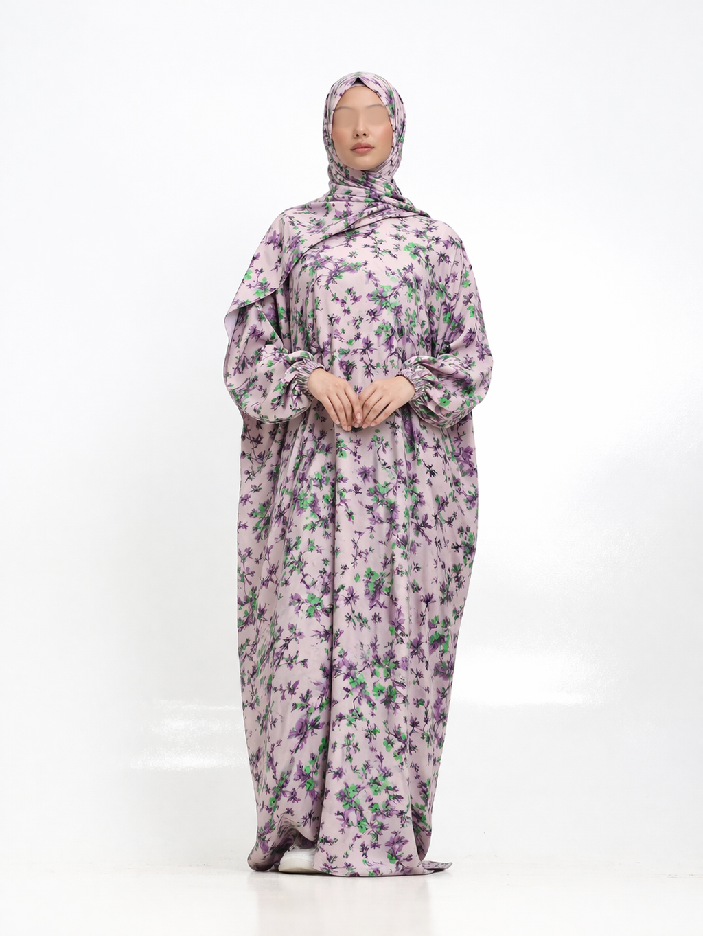 Printed Cotton/linen Soft Prayer Dress