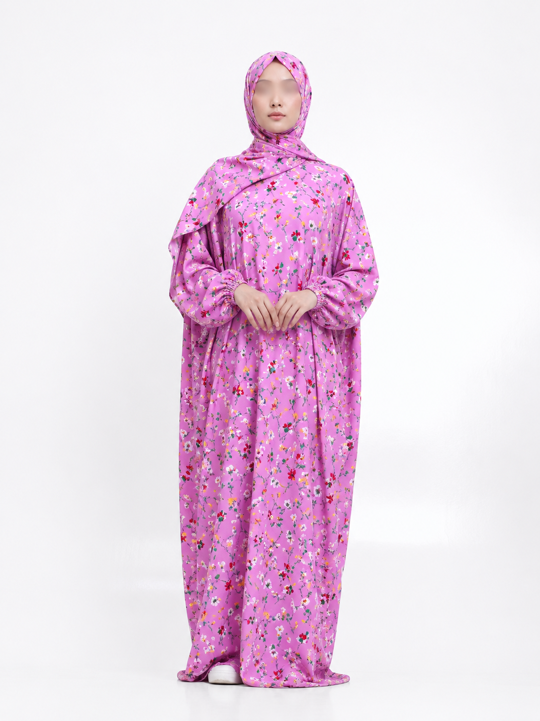 ثوب صلاة ناعم من القطن/الكتان السادة