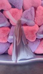 Reversible Abaya Lilac & Pink