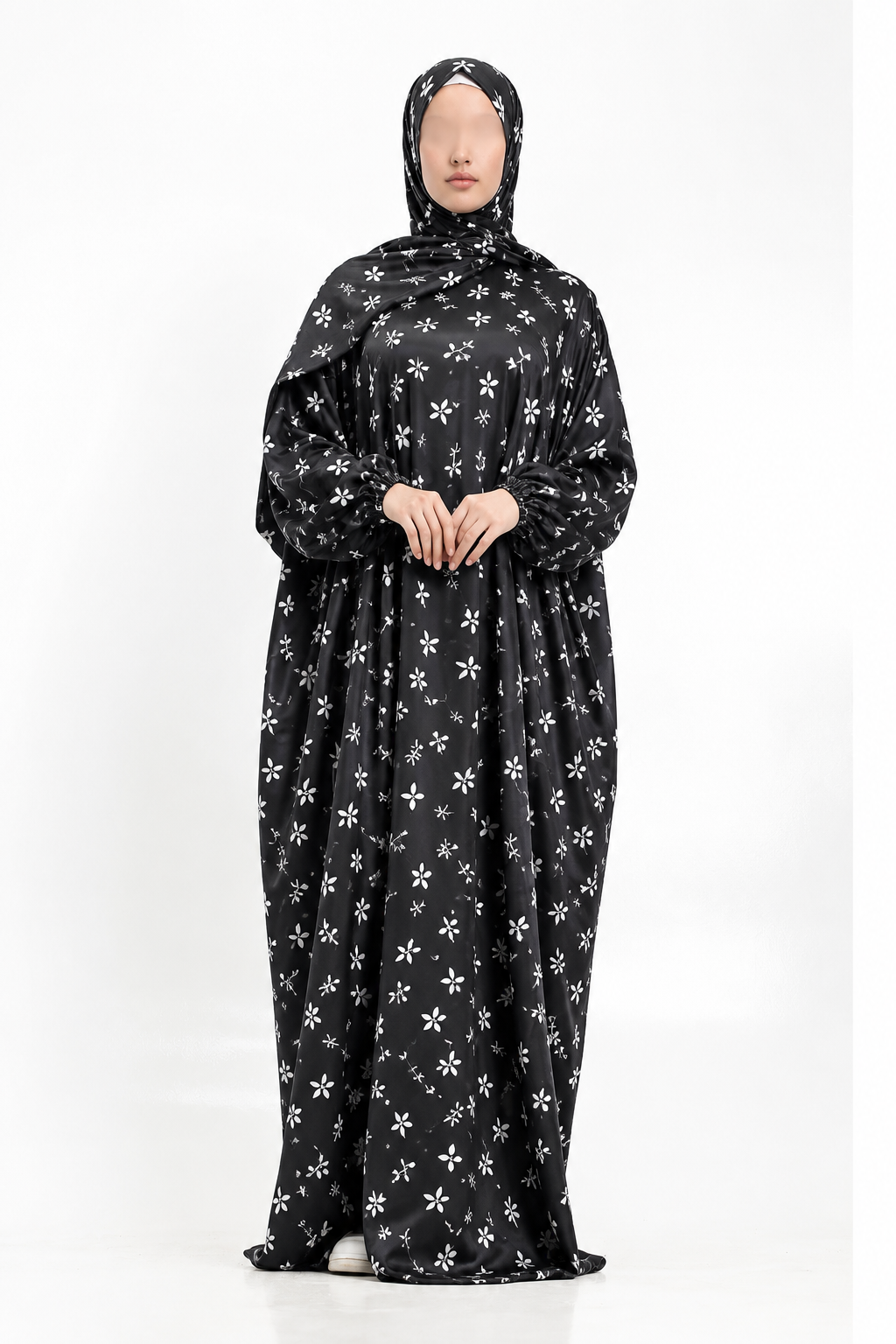 Printed Cotton/linen Soft Prayer Dress