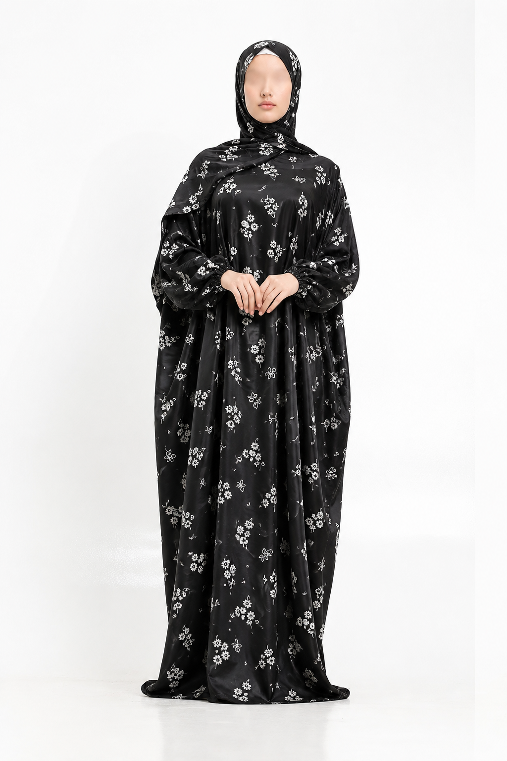 Printed Cotton/linen Soft Prayer Dress