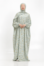 Printed Cotton/linen Soft Prayer Dress