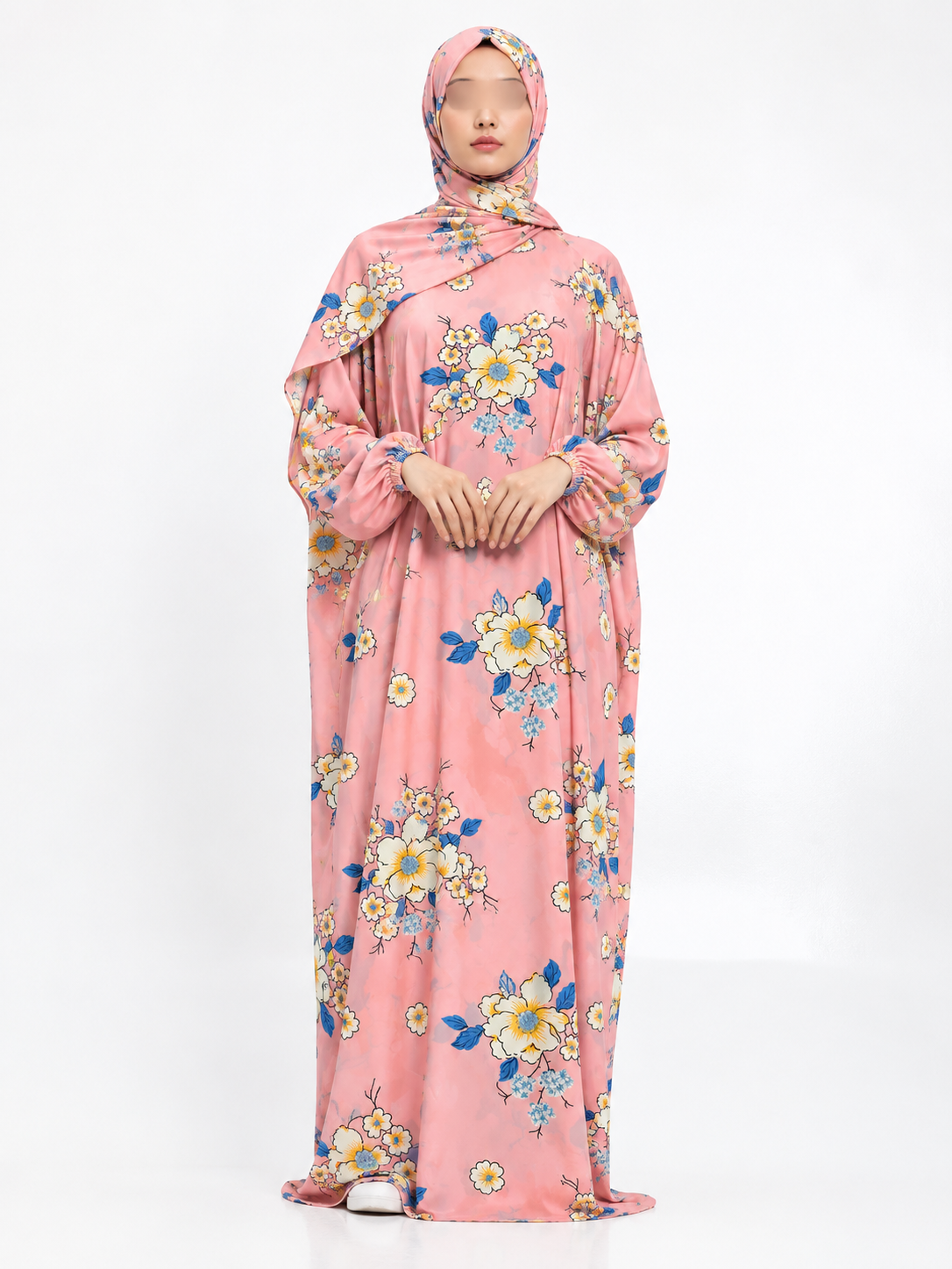 Printed Cotton/linen Soft Prayer Dress