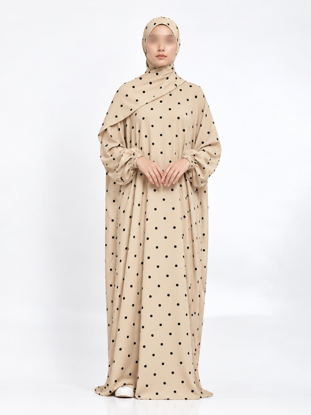 Printed Cotton/linen Soft Prayer Dress