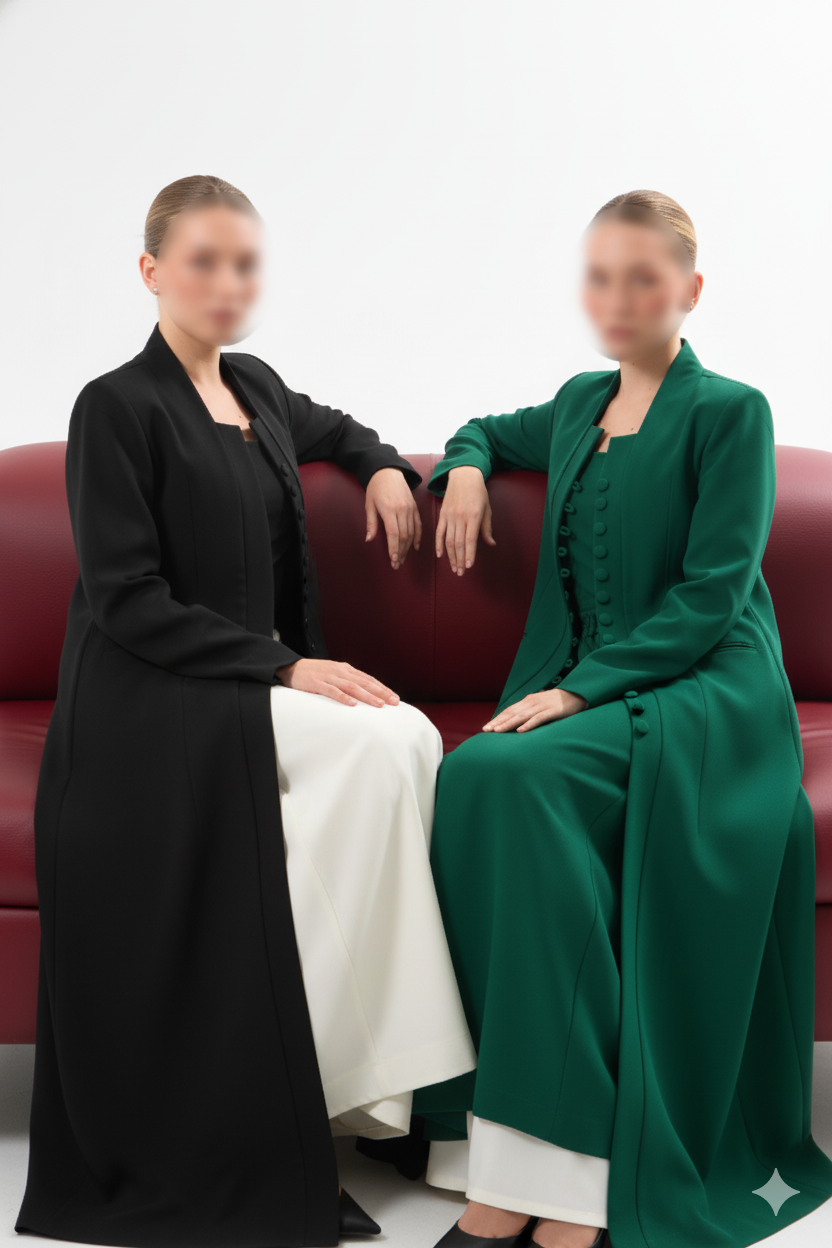 UAE National Day Abaya - Black