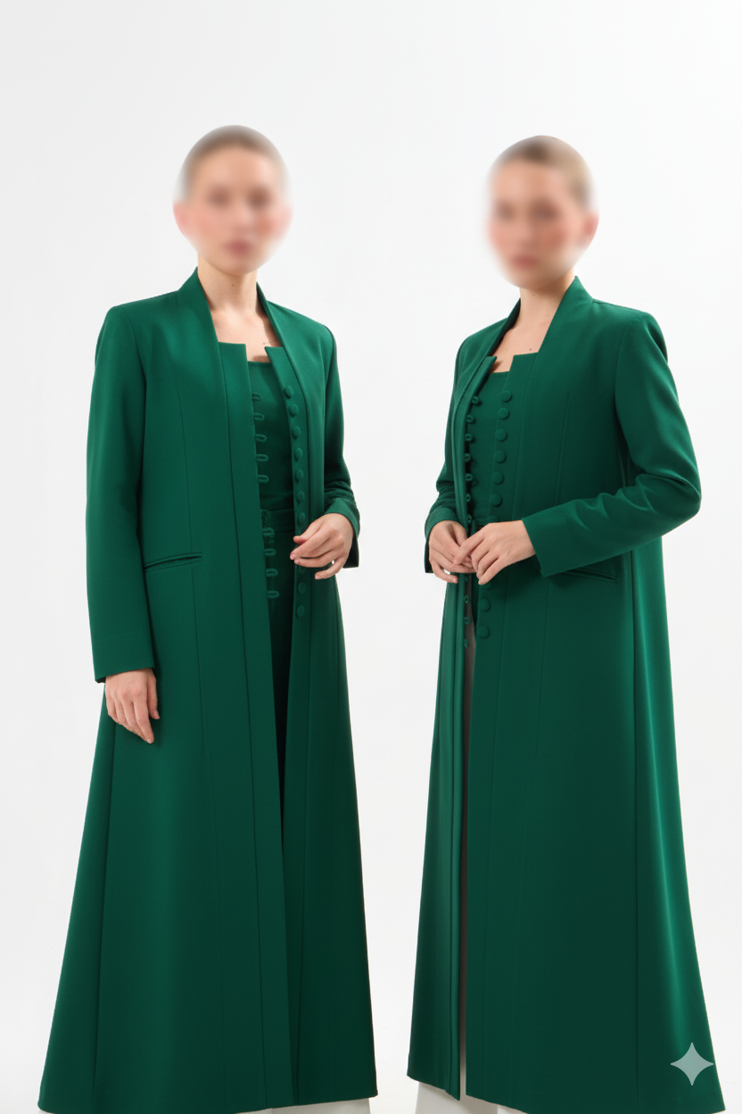 UAE National Day Abaya - Green