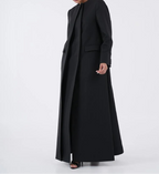 Premium Black Executive Abaya with Shaila