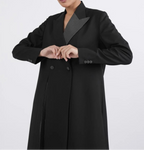 Pinstripe Inner Detail Abayawith Shaila