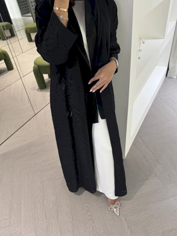 Self work Black Abaya