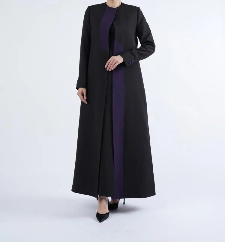 Black Blazer with Front Detailing