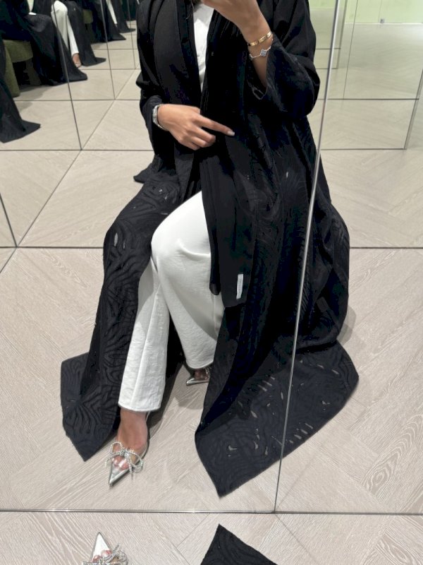 Self work Black Abaya