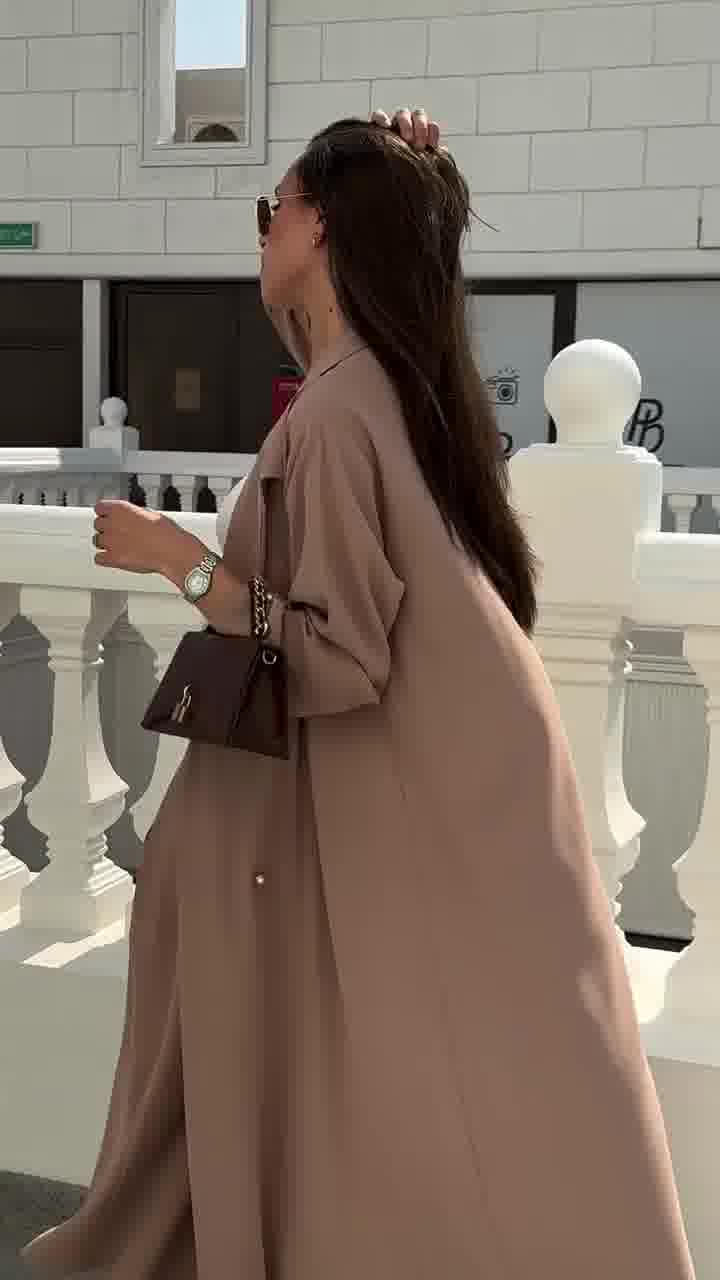 Long Blazer Abaya with Matching Pants and Shaila