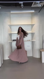 Long Blazer Abaya with Matching Pants and Shaila