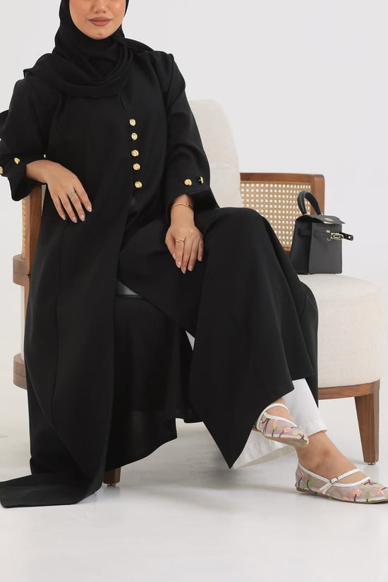 Black Crepe Abaya 010
