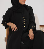 Black Crepe Abaya 010