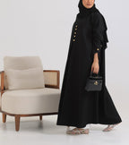 Black Crepe Abaya 010
