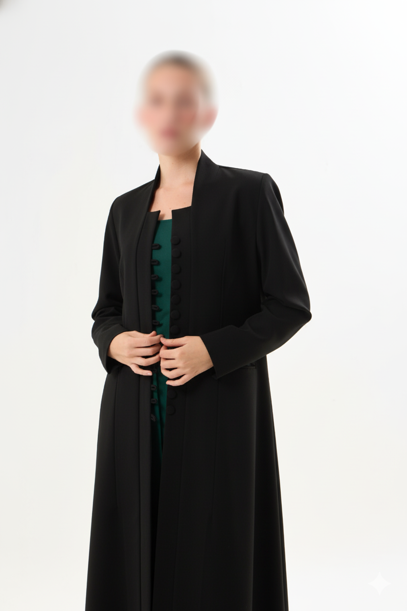 UAE National Day Abaya - Black