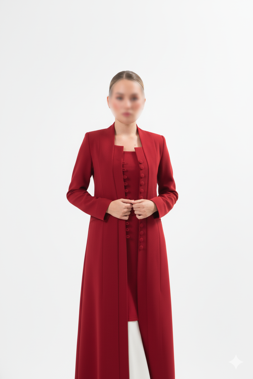 UAE National Day Abaya - Red