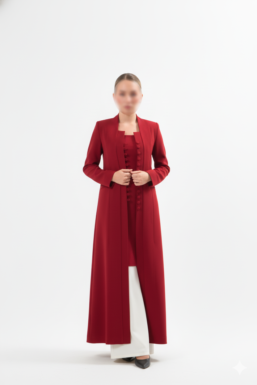 UAE National Day Abaya - Red